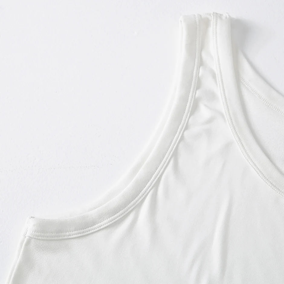1/3 Piece Men's Four Seasons Black And White Classic Color Basic Vest Plus Size Youth Sports And Leisure Running Joker Bottoming
